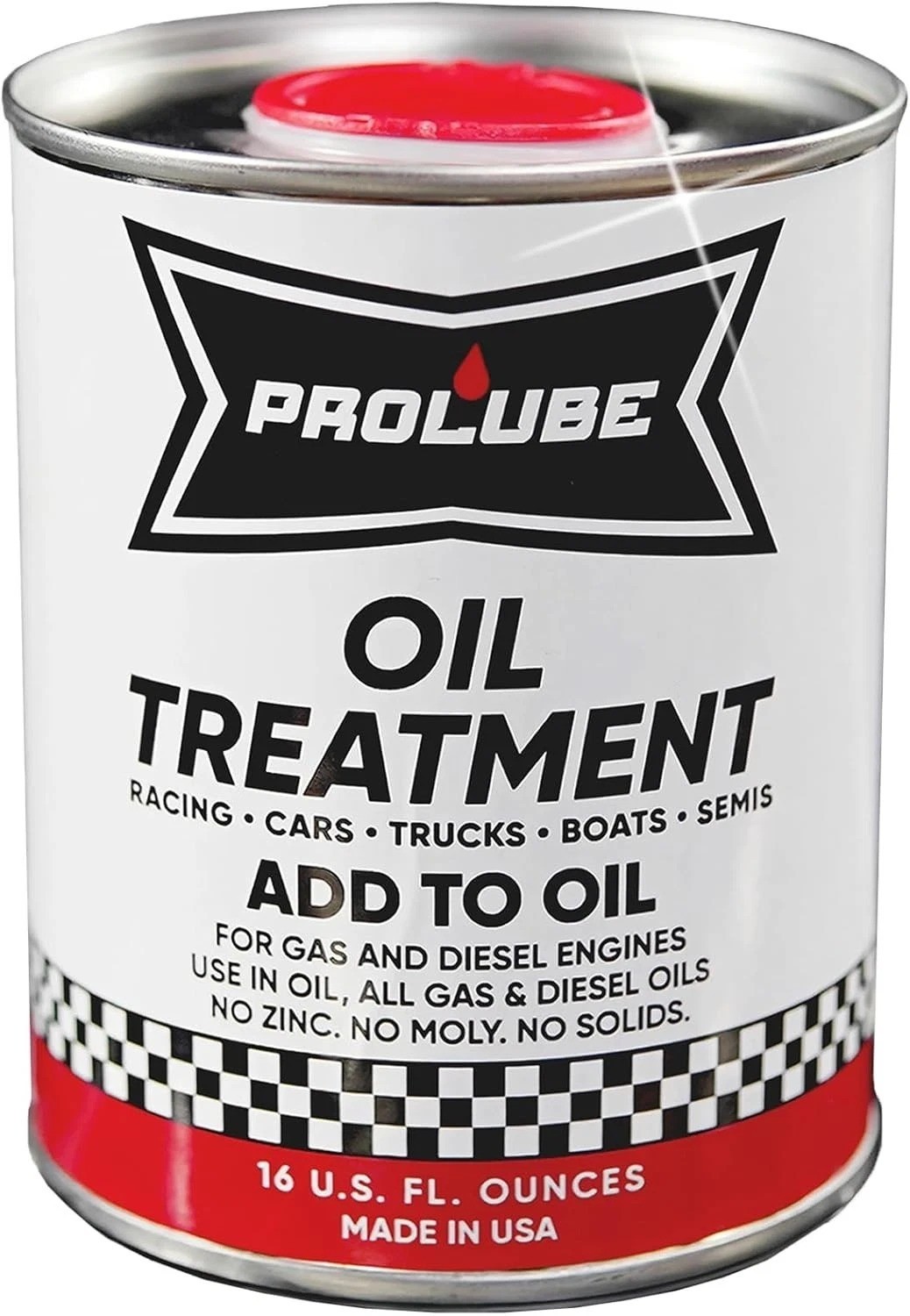 Prolube Engin Oil Treatment 1QT– Engine Oil Additive for Gas & Diesel Engines
