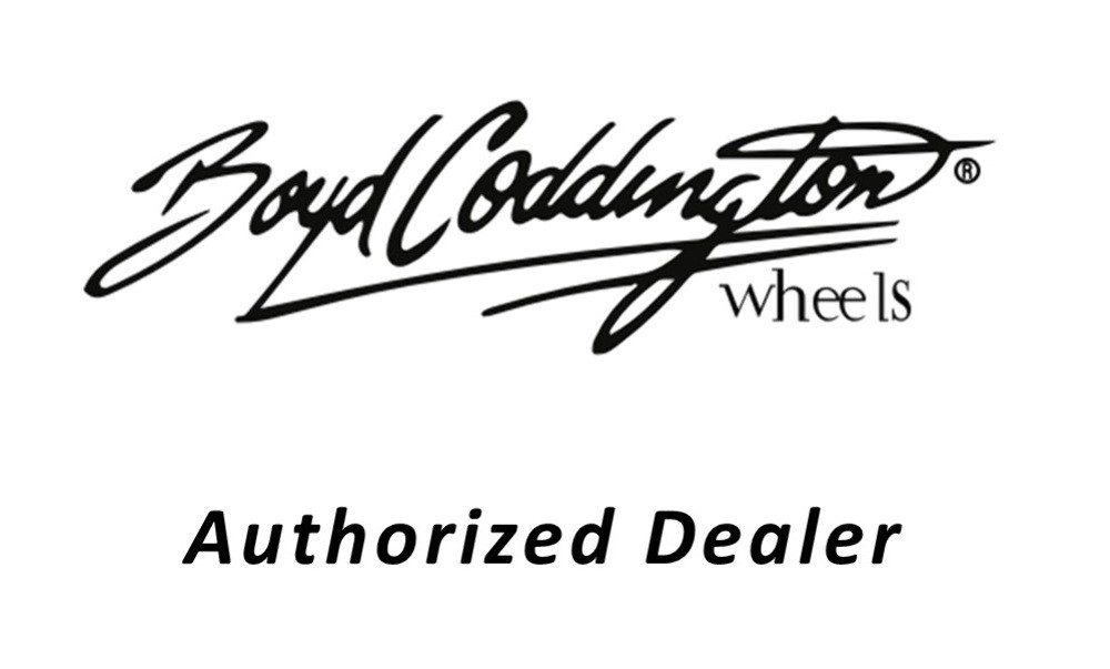 Set 4 15″ Boyd Coddington 61B Smoothie 15×8 5×5 5×5.5 -12mm Satin Black Wheels