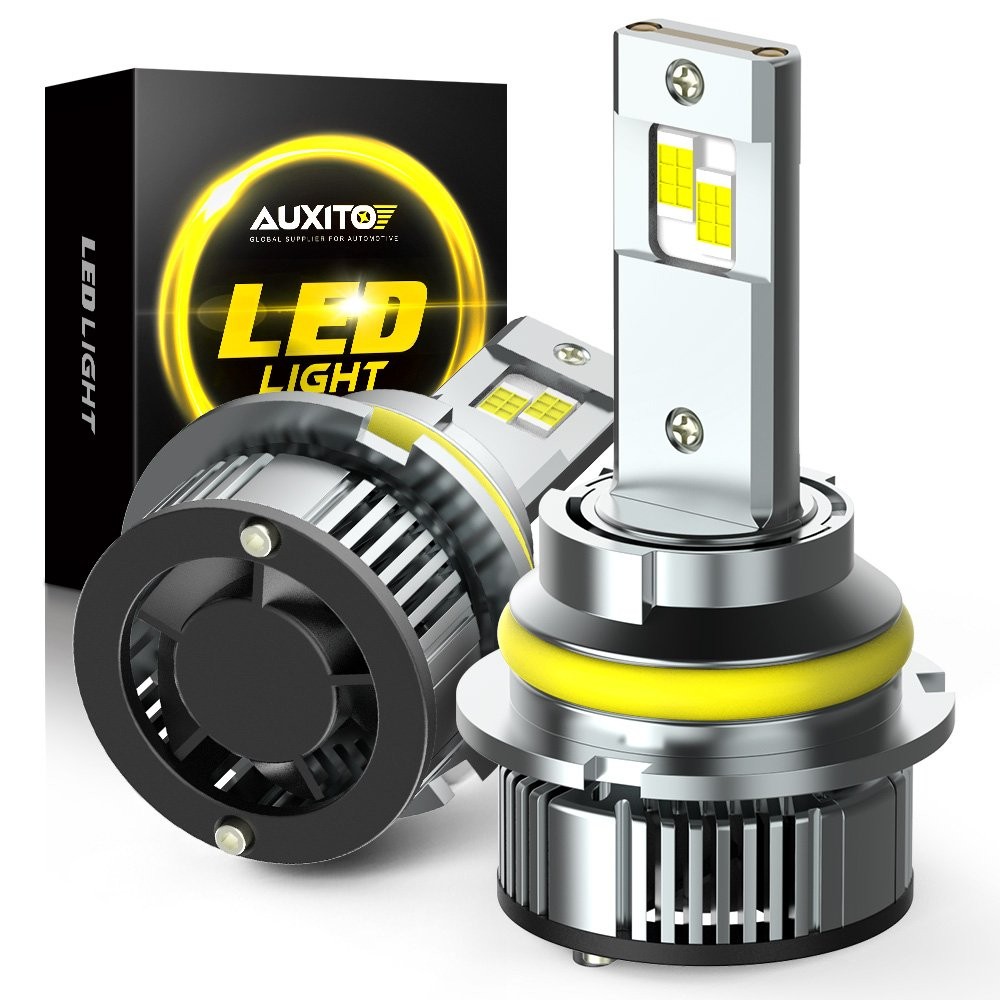 AUXITO 9007 LED Headlight Bulbs High Low Beam 6500K White Super Bright 24000LM