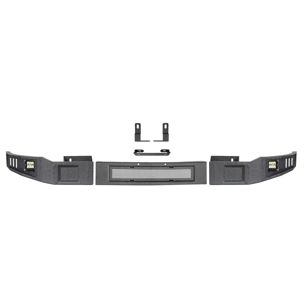Hooke Road Steel Front Bumper or Rear Bumper w/Led Light for 2013-2018 Ram 1500
