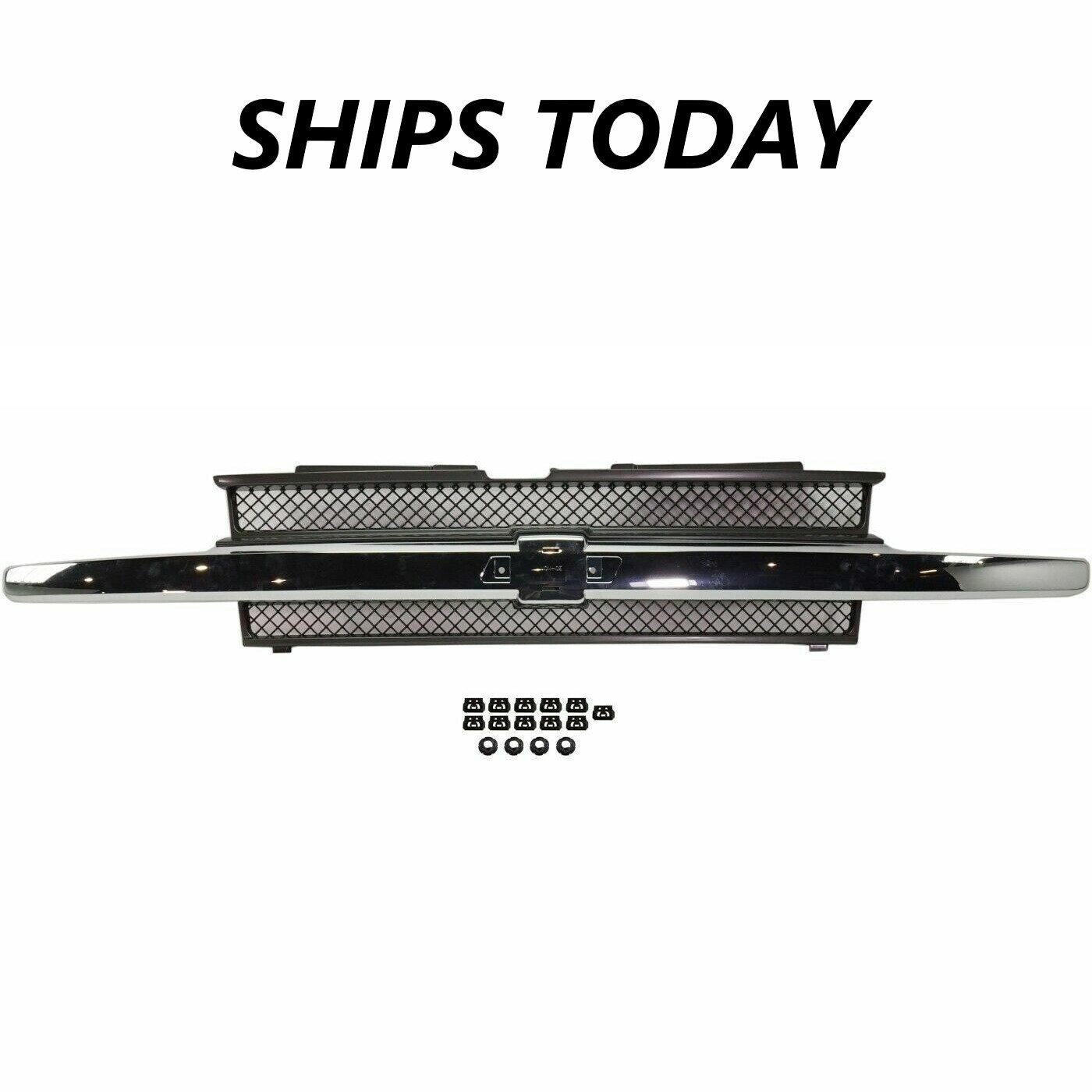 NEW Front Grille Assembly For 2002-2005 Chevy Trailblazer GM1200477 SHIPS TODAY
