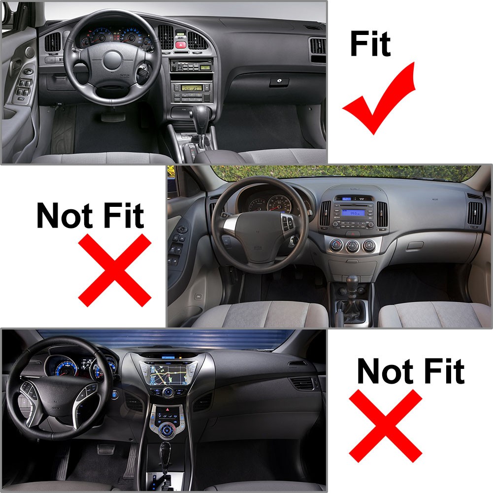 Polyester Car Dashmat Dash Cover Dashboard Mat Pad For Hyundai Elantra 2004-2011