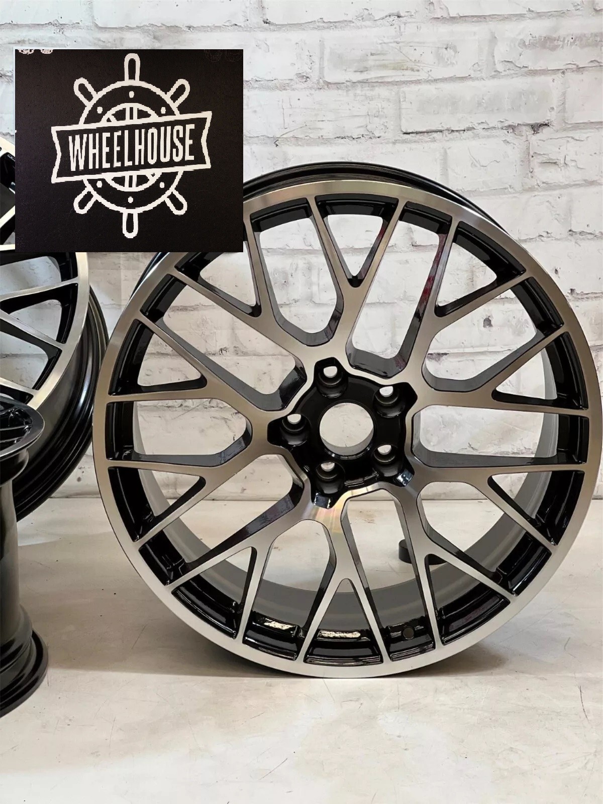 20×9.5 20×11 PORSCHE PANAMERA WHEELS BLACK MACHINE RIMS 5×130 4S GTS E-HYBRID