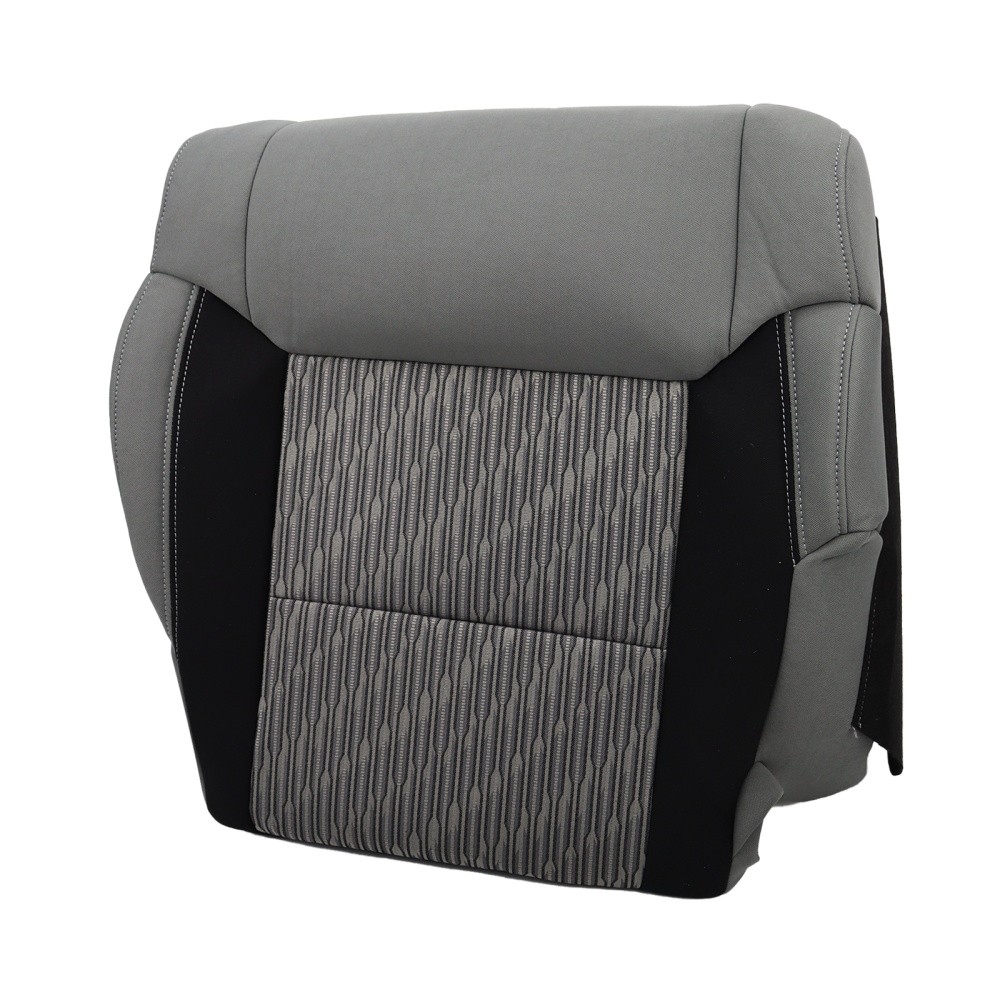 Driver Bottom Cloth Cover 2-Tone Gray Fit Toyota Tundra 2014 2015 2016 2017 2018