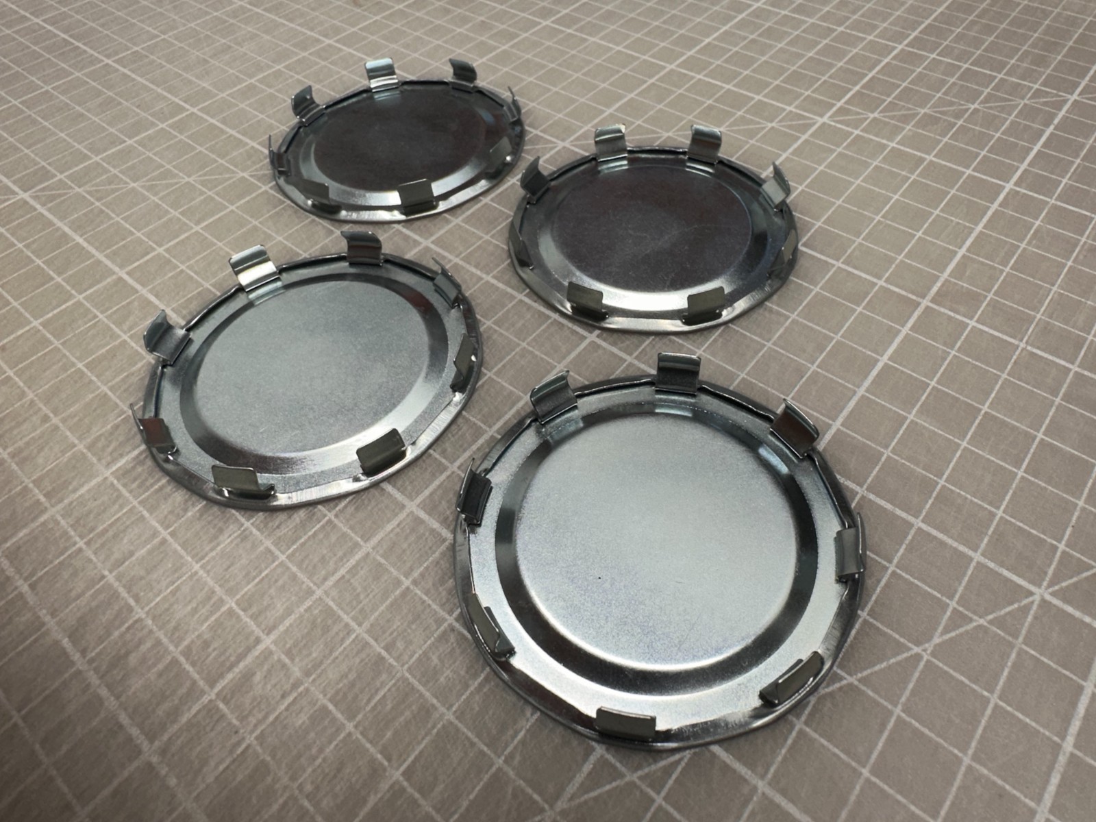 4 Custom Cerakoted Wheel Center Caps for Enkei RPF1 Wheels 61mm 62mm 63mm 64mm