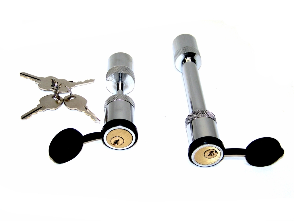Hitch Pin Lock Trailer Coupler 2 pcs Set Keyed Alike Same Key Open Lock hd Kit