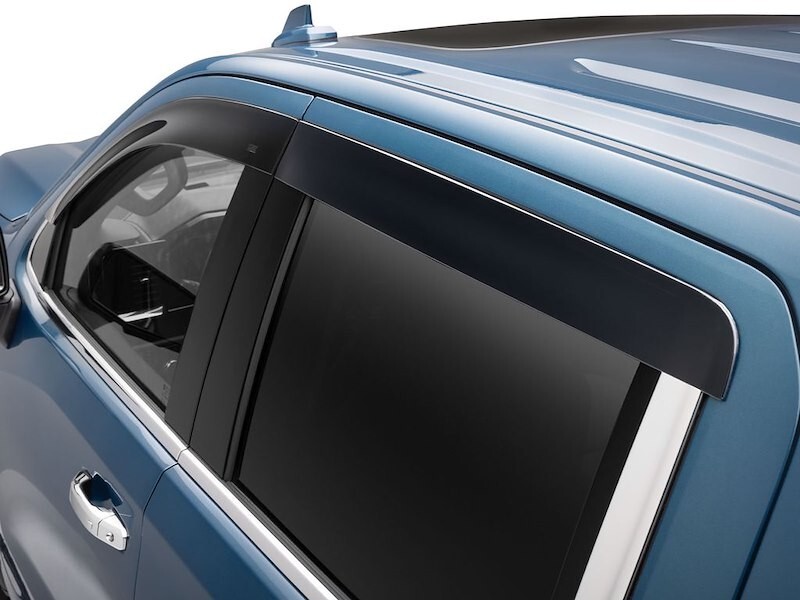 HuskyLiner Low Pro Rain Guards Vent Visor for 2019-2025 Silverado & Sierra Crew