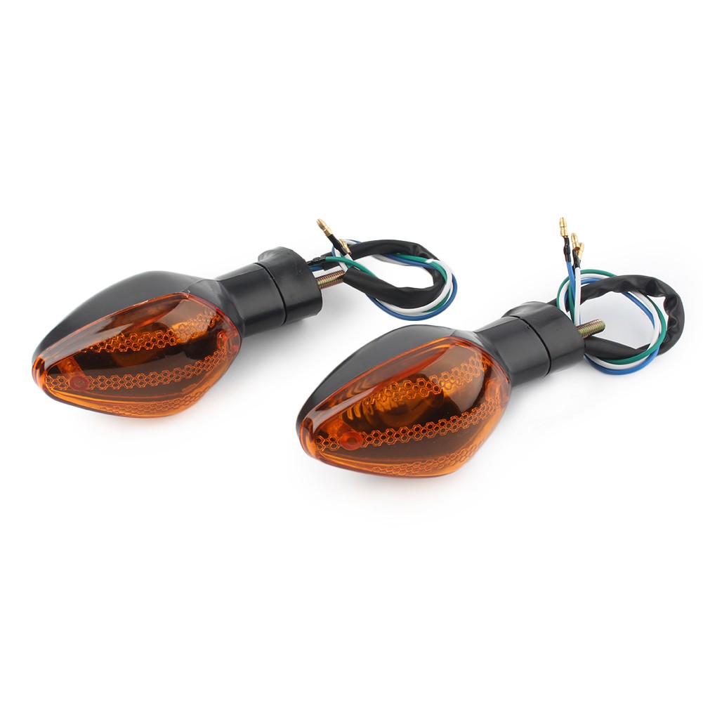 1 Pair Turn Signal Indicator Light Amber For HONDA CBR600RR 2009-2017