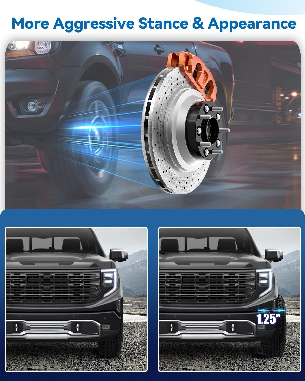 Precision CNC Machined 5×4.5 to 5×5 Wheel Adapters for Safe Fitment & Aesthetics