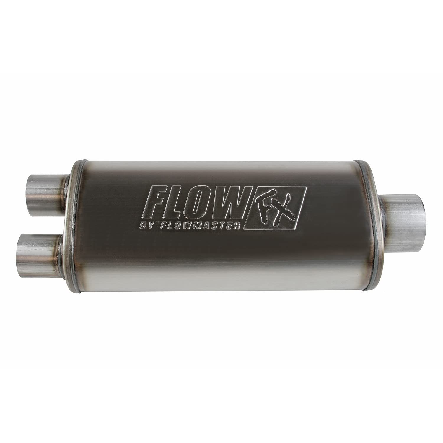 Flowmaster 72587 FlowFX Muffler 3.5″ Center Inlet/2.5″Dual Outlet Moderate Sound
