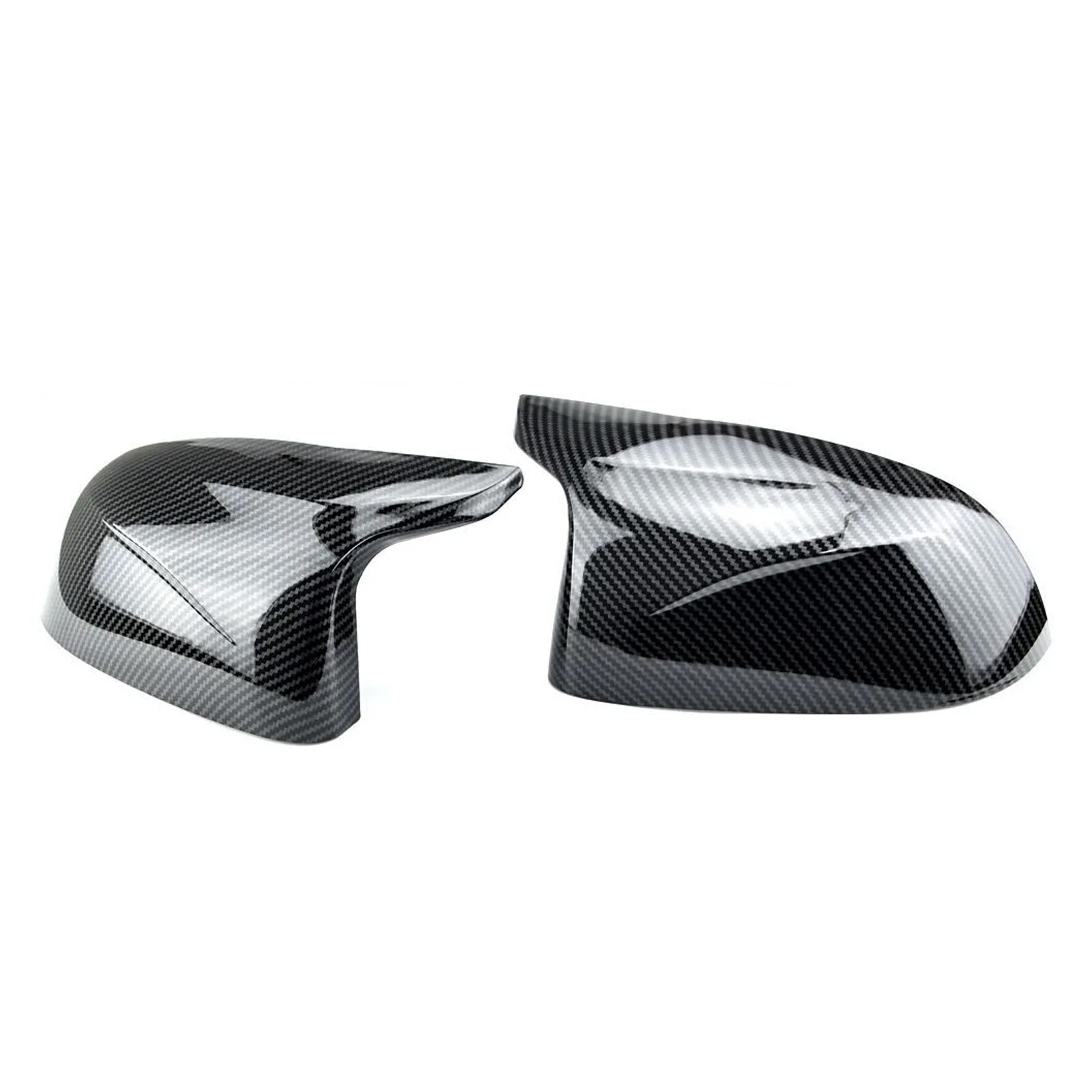 M Look Gloss Black Side Mirror Cover Caps For BMW X5 F15 X4 F26 X3 F25 2014-2018
