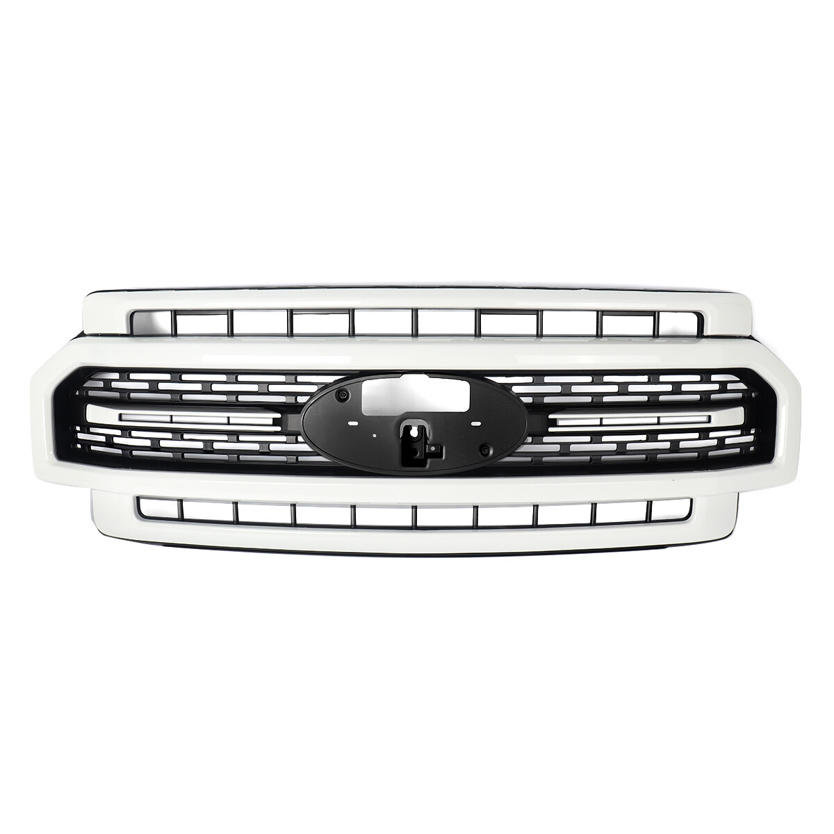 Star White Front Grille Assembly For 2020-2022 Ford F250 F350 Lariat Super Duty