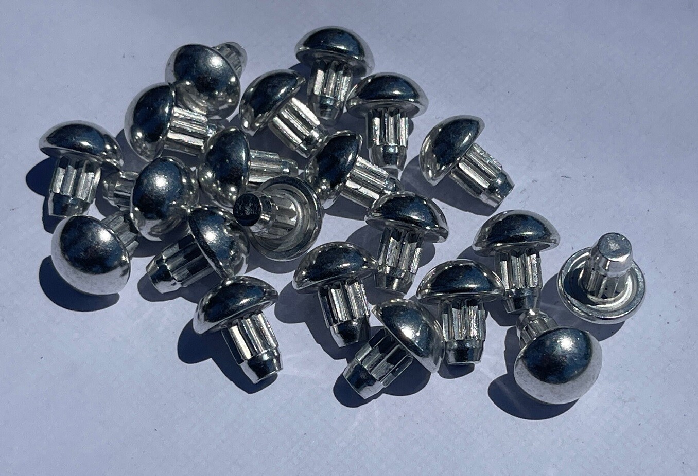 ALUMINUM RIVETS FOR WHEELS RIMS FITS .25″ 1/4 7mm HOLES 25