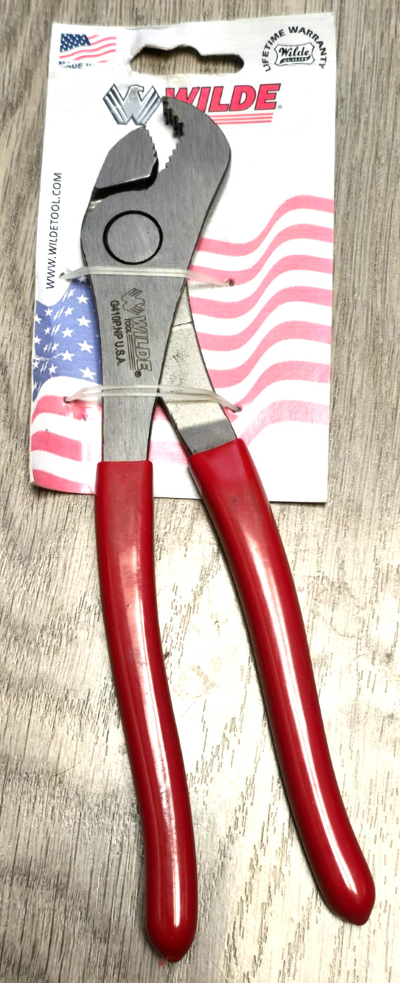 WILDE Tools USA G410P.NP-CS 7-1/2″ Fixed Joint Battery Pliers