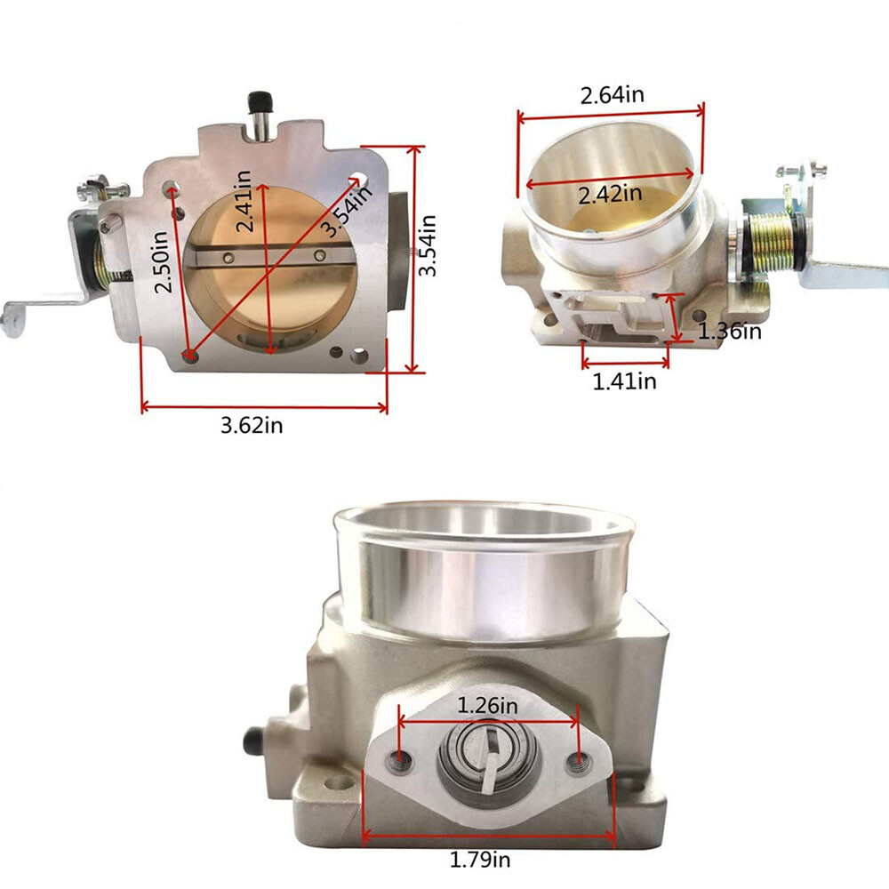 17240 62mm Throttle Body for 2004-2006 Jeep 4.0L Wrangler & Grand Cherokee