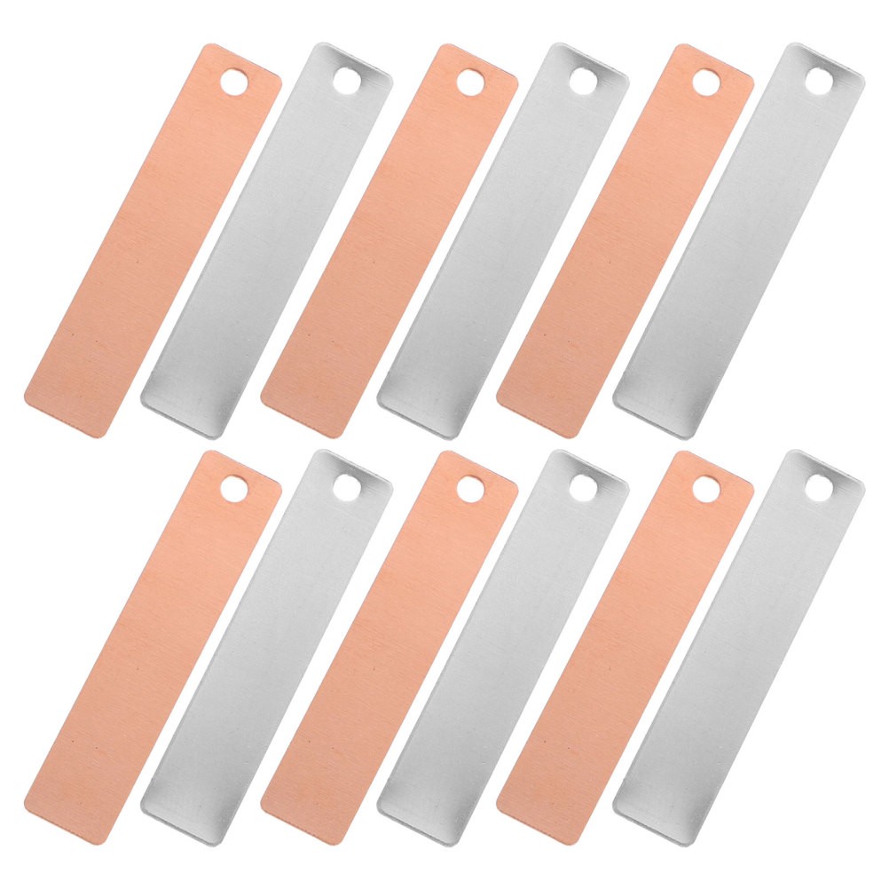 36 Pairs and Jewelry Plating Strips Copper Zinc Rods for Batteries