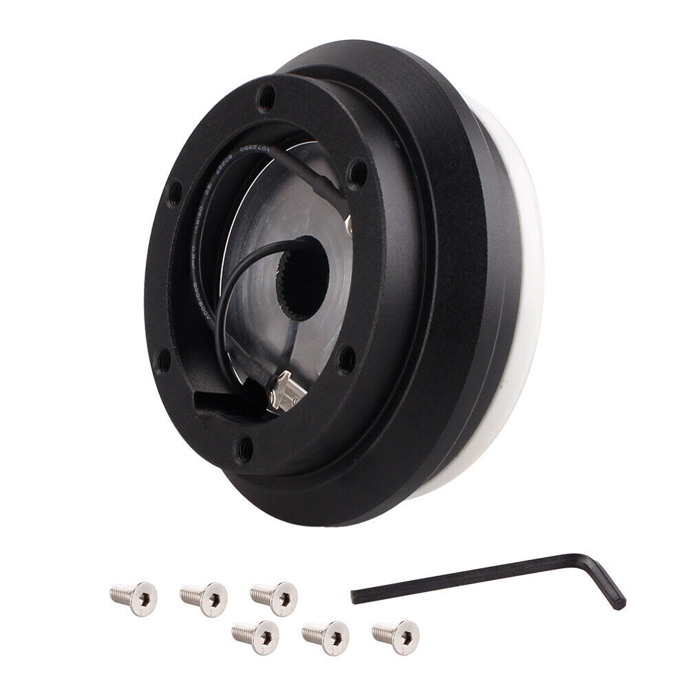 Black Steering Wheel Short Hub Adapter For Honda Accord 94-04 For Acura CL 97-03