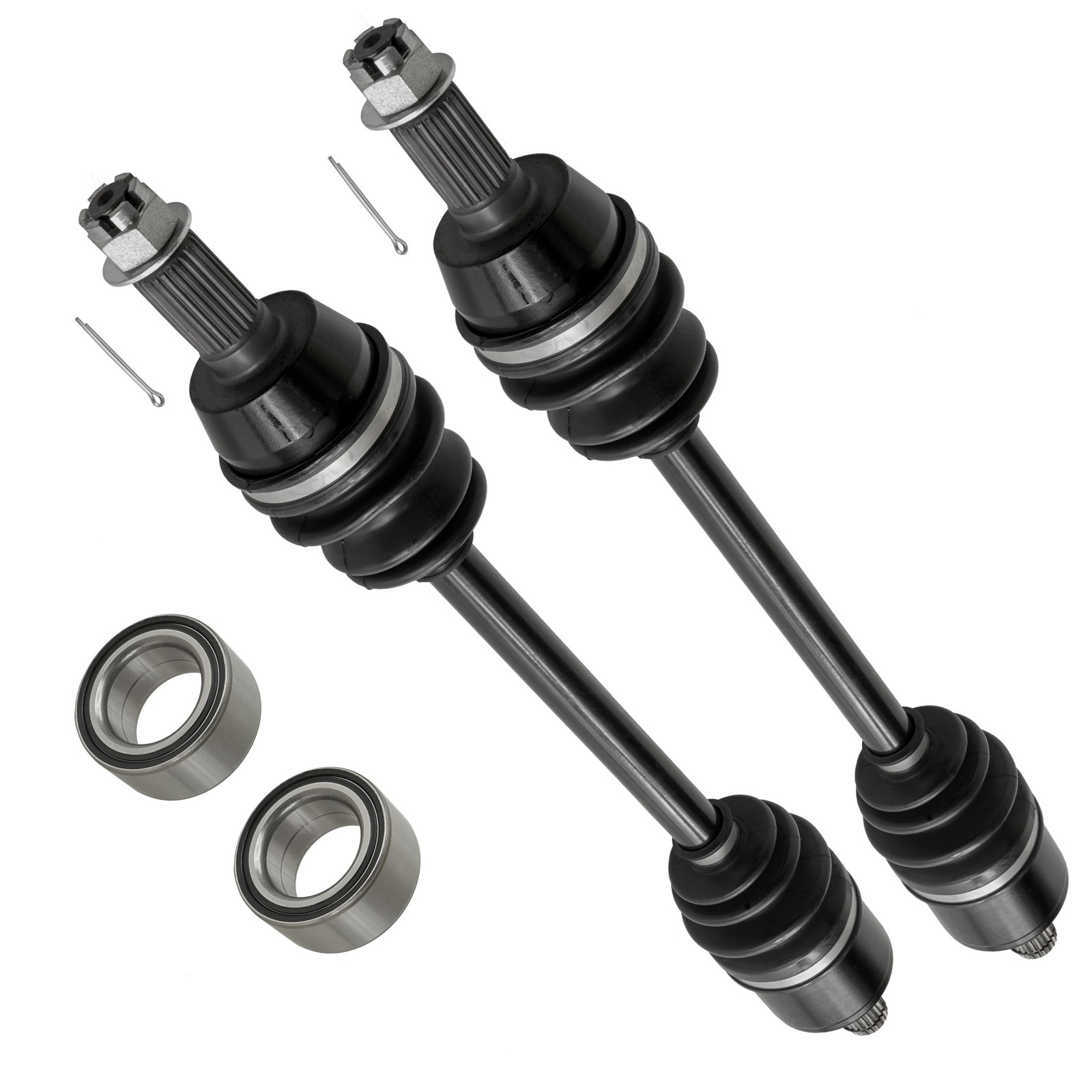 Front Left & Right CV Joint Axle With Bearing For Polaris RZR 570 EFI 2012-2019