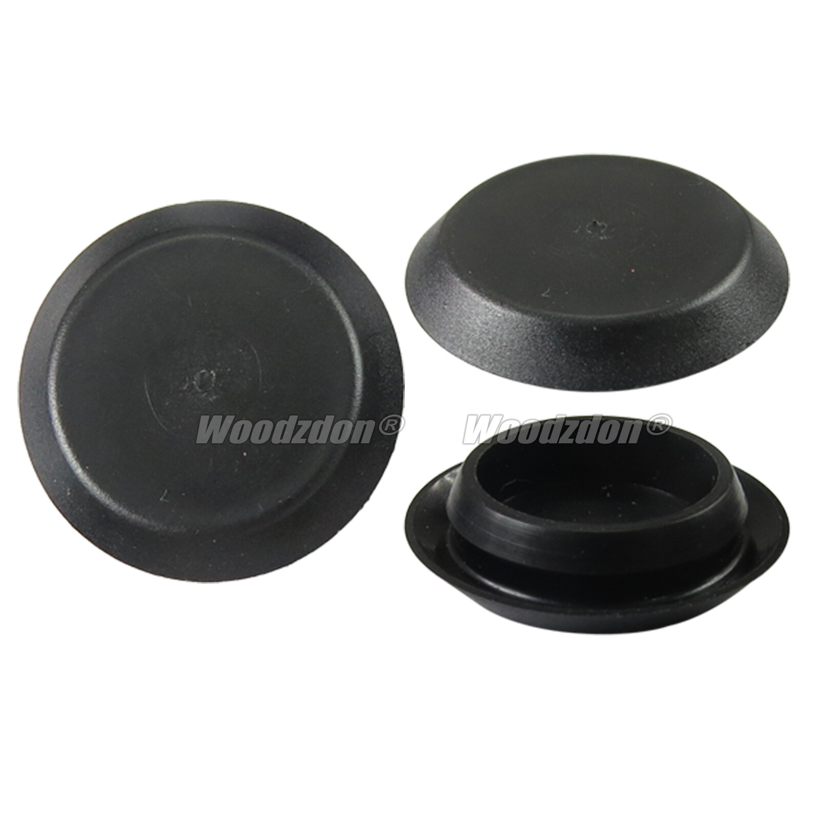 60pc Flush Mount Black Hole Plug Assortment Auto Body Sheet Metal 3/4″to 1-5/32″