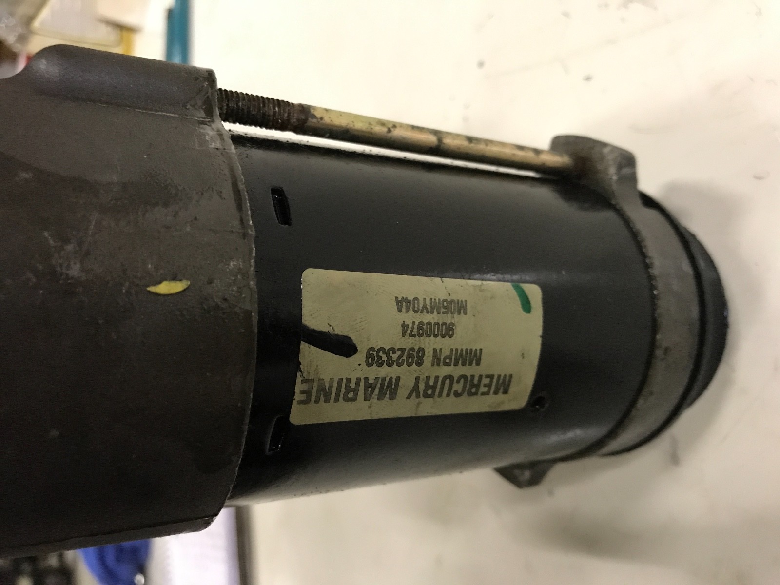 Mercury Starter Motor 892339T fits 200hp – 225hp Optimax most 2004 and up models