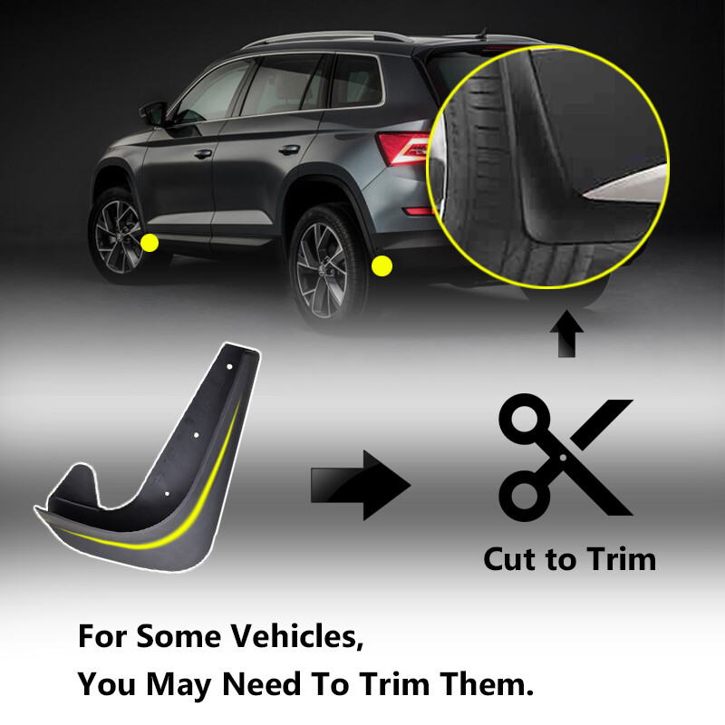 Wheels Mudguards Mud Flaps Splash Guards Front Rear For 2008-2012 Honda Accord