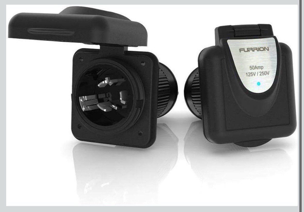 Furrion – F52INS-BS – Marine Shore Power Inlet – 50A 125V/250V – No Box