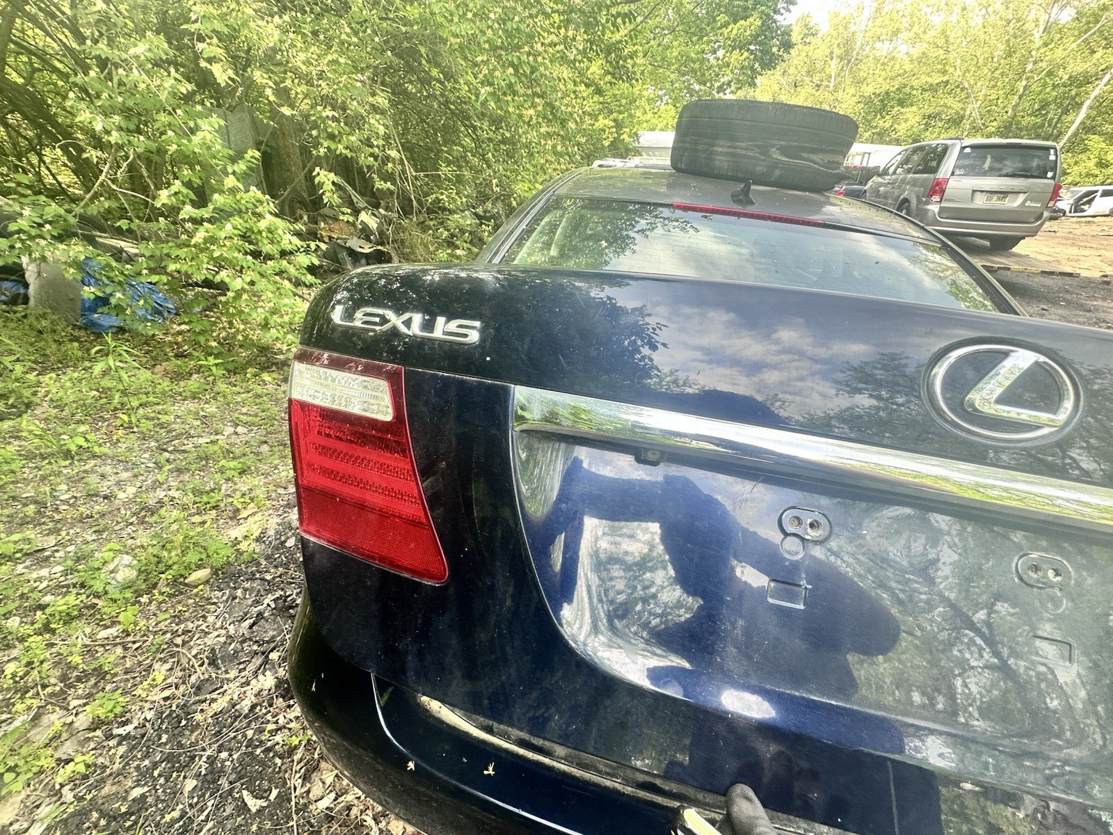 2007-2009 LEXUS LS460 LS460L TRUNK LID ASSEMBLY DARK BLUE OEM (8U0) ?