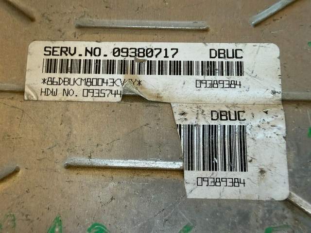 2000-2002 Chevrolet Camaro Engine Computer Ecu Pcm Ecm Pcu Oem 09380717 DBUC
