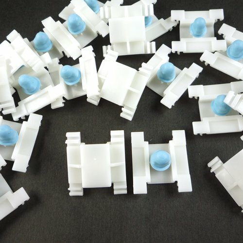 20 Door Moulding Clip Trim Retainer Fastener Grommet For Audi For VW 1H0-853-585