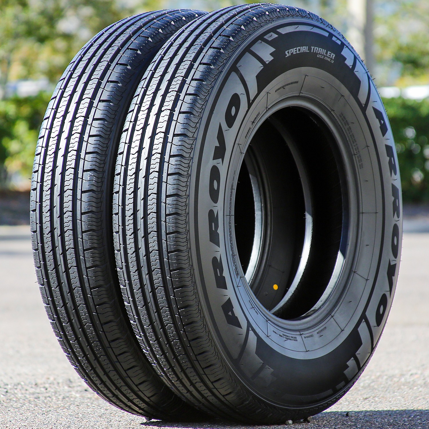 2 Tires Arroyo Special Trailer Semi-Steel ST 185/80R13 Load D 8 Ply Trailer
