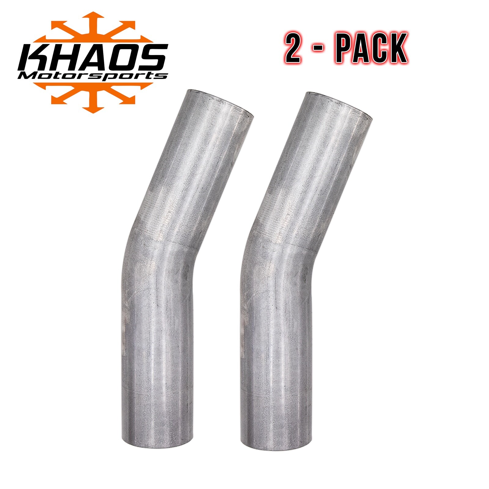 2.5″ 22.5 Degree Exhaust Mandrel Bend Aluminized Steel 2 Pack MADE IN USA