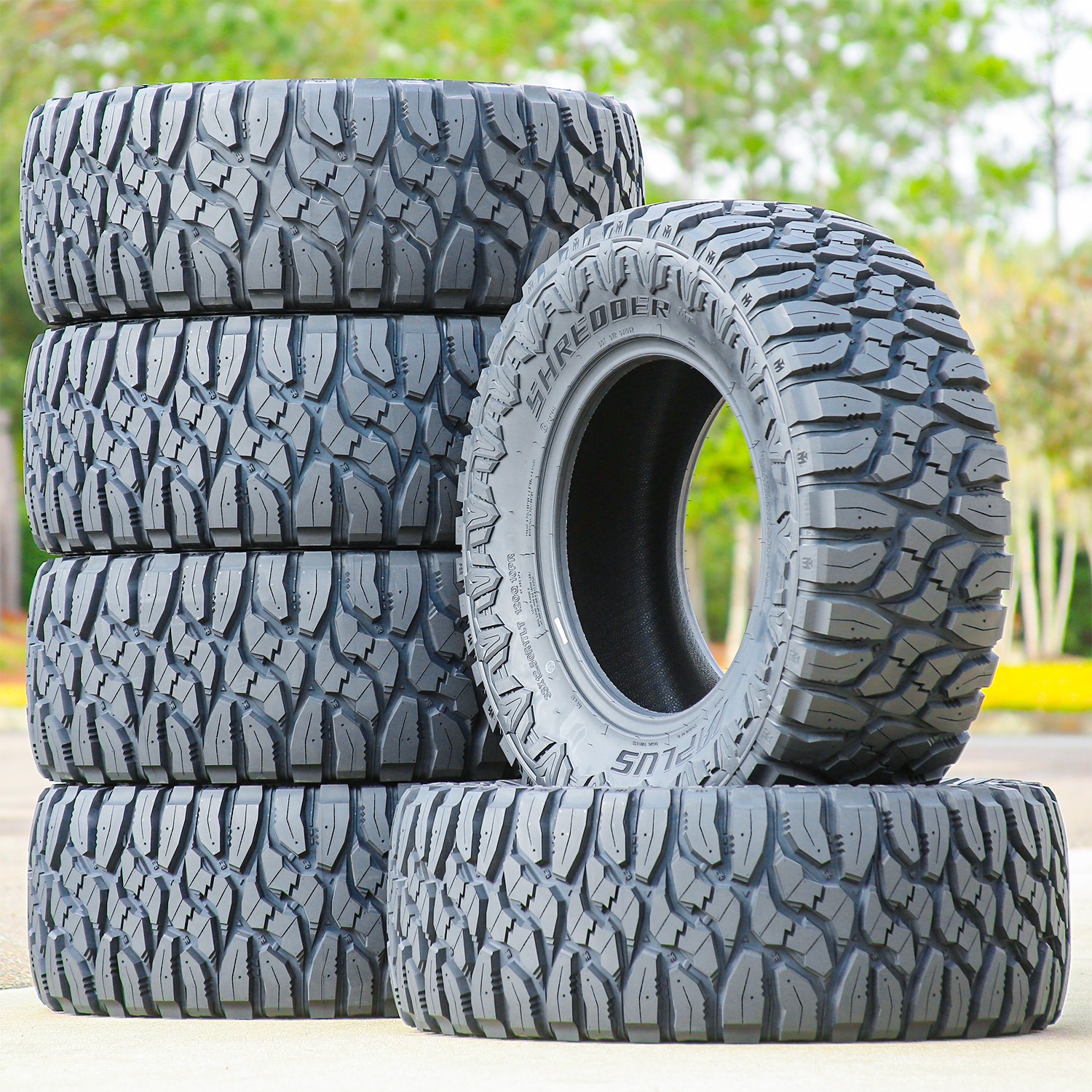 4 Tires Aplus Shredder MT LT 33X12.50R17 Load E 10 Ply M/T Mud