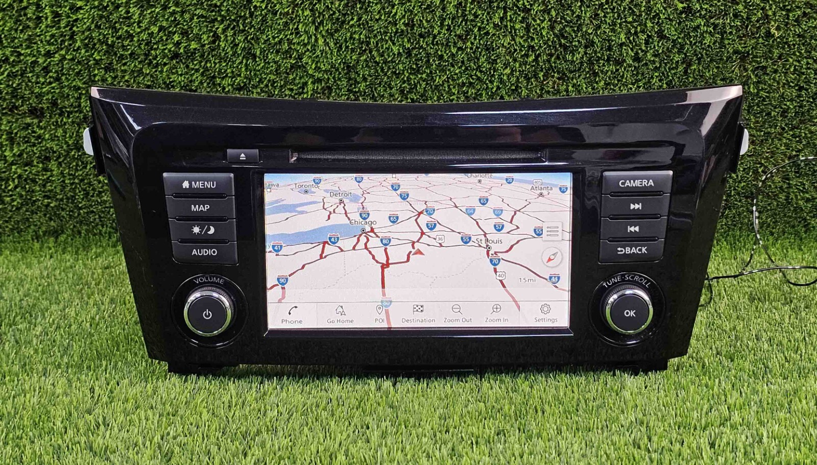 25915-8FM0B Nissan Rogue 2018-2019 GPS Navigation Radio Display Unit OEM