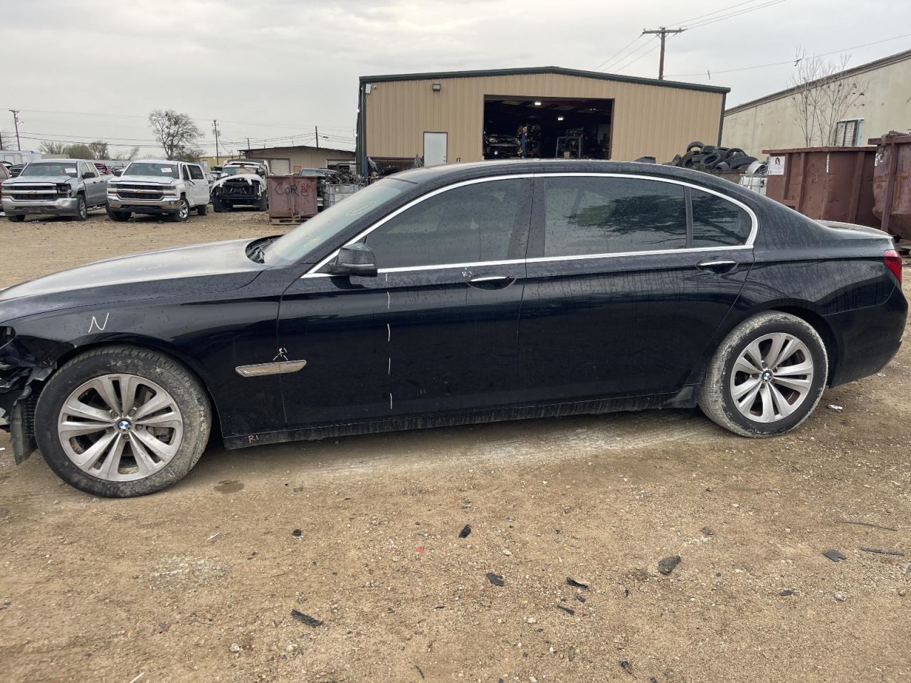 Passenger Front Seat Bucket Leather Fits 14-15 BMW 740i 1011760