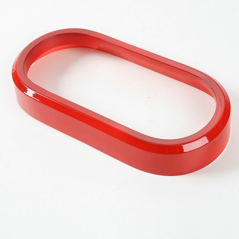 1X Interior Gear Shift Panel Trim Cover Frame for Jeep Wrangler 2007-2010 JK Red