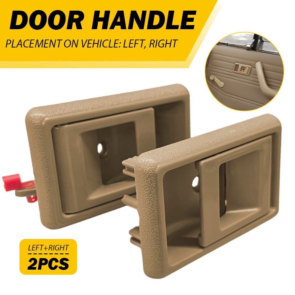 Inside Interior Door Handle Beige Left & Right 2PCS For Toyota Tacoma 1995-2000
