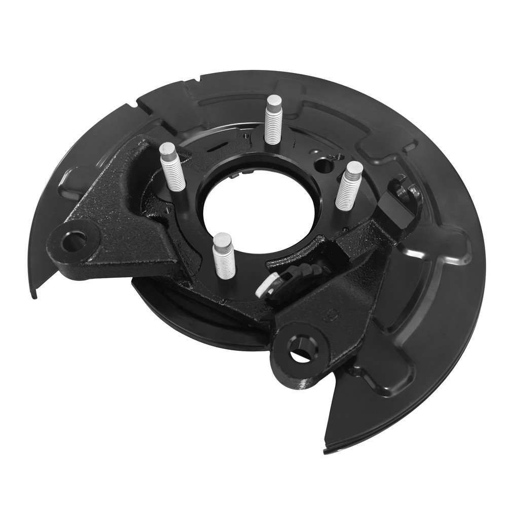 Rear Left & Right Black Brake Backing Plate Dust Shield for 2012-2020 Ford F-150