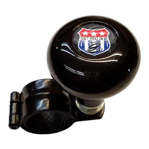 Black Steering Wheel Suicide Spinner Handle Knob Car Truck – DON’T TREAD ME USA