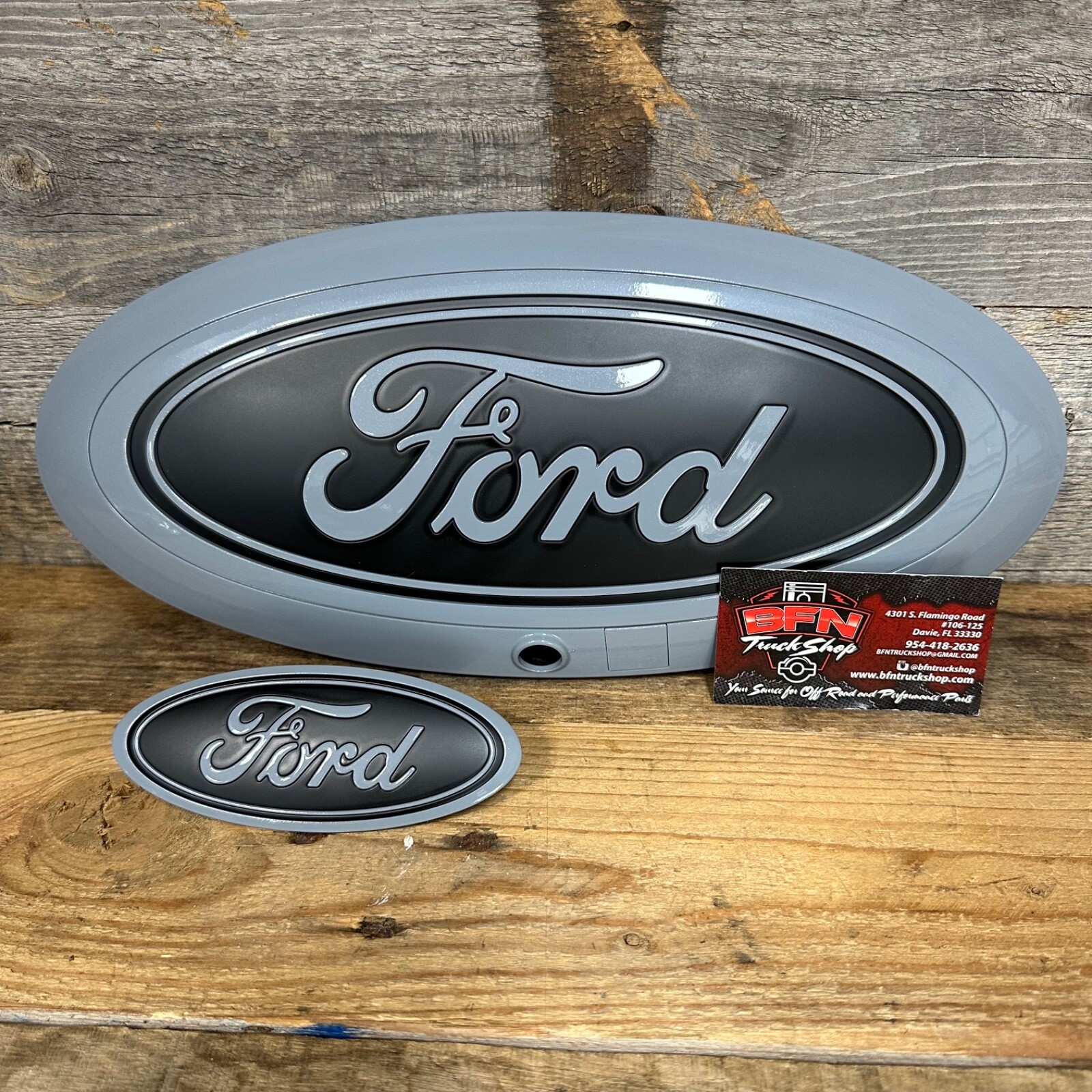 2023+ F250 F350 F450 Superduty Custom Painted Ford Front & Rear Emblem Oval Set
