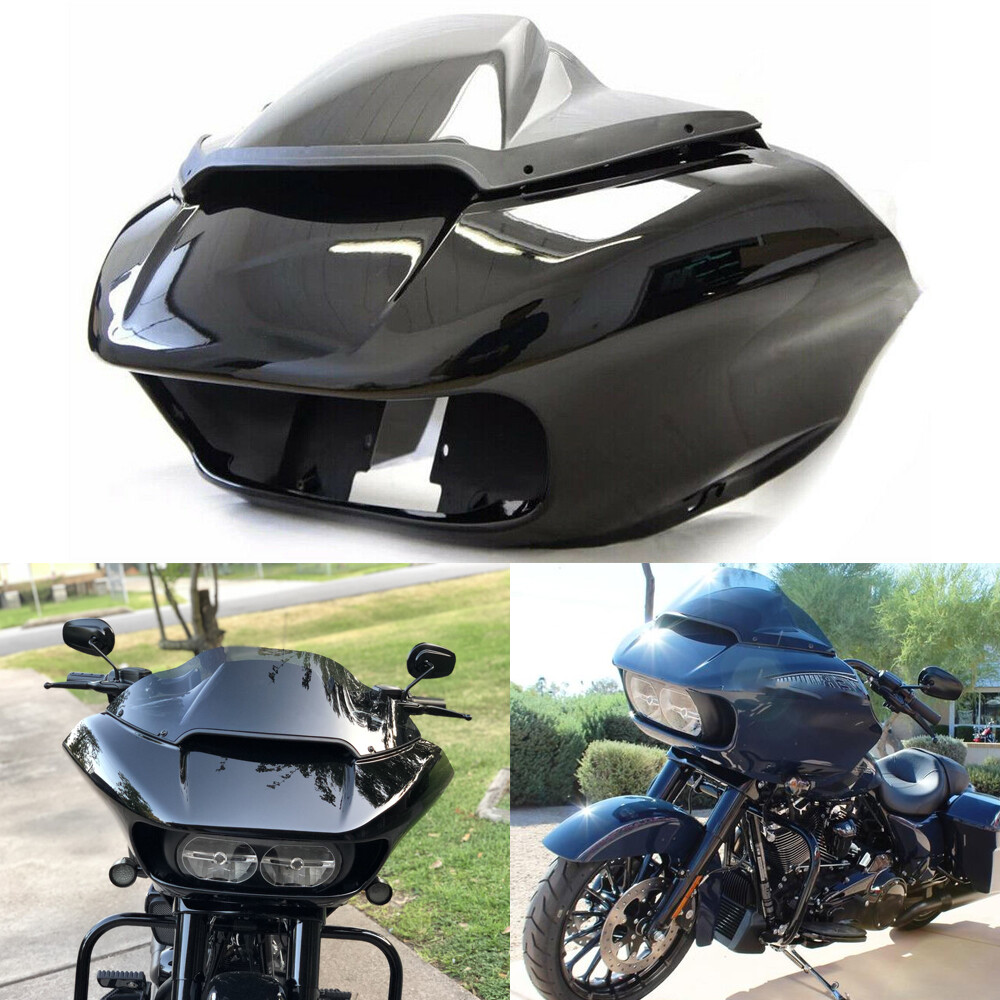 Gloss Black Front Inner / Outer Fairing For Harley Touring CVO Road Glide 2015+