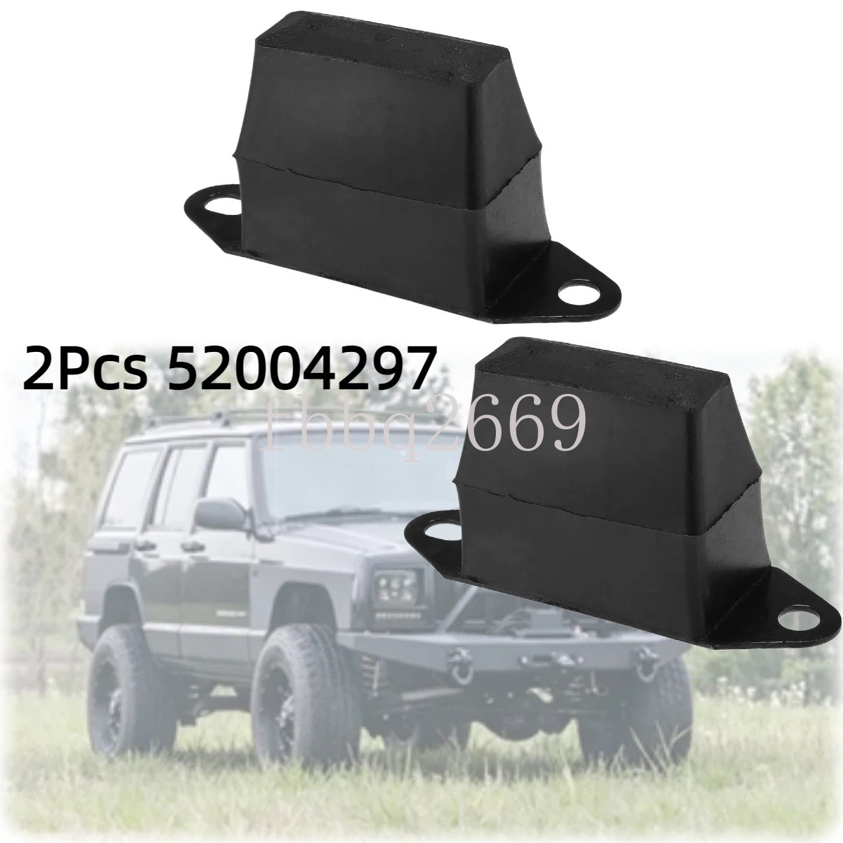 2Pcs Rear Suspension Bump Stop Bumper 52004297 For Cherokee XJ 3 Inches