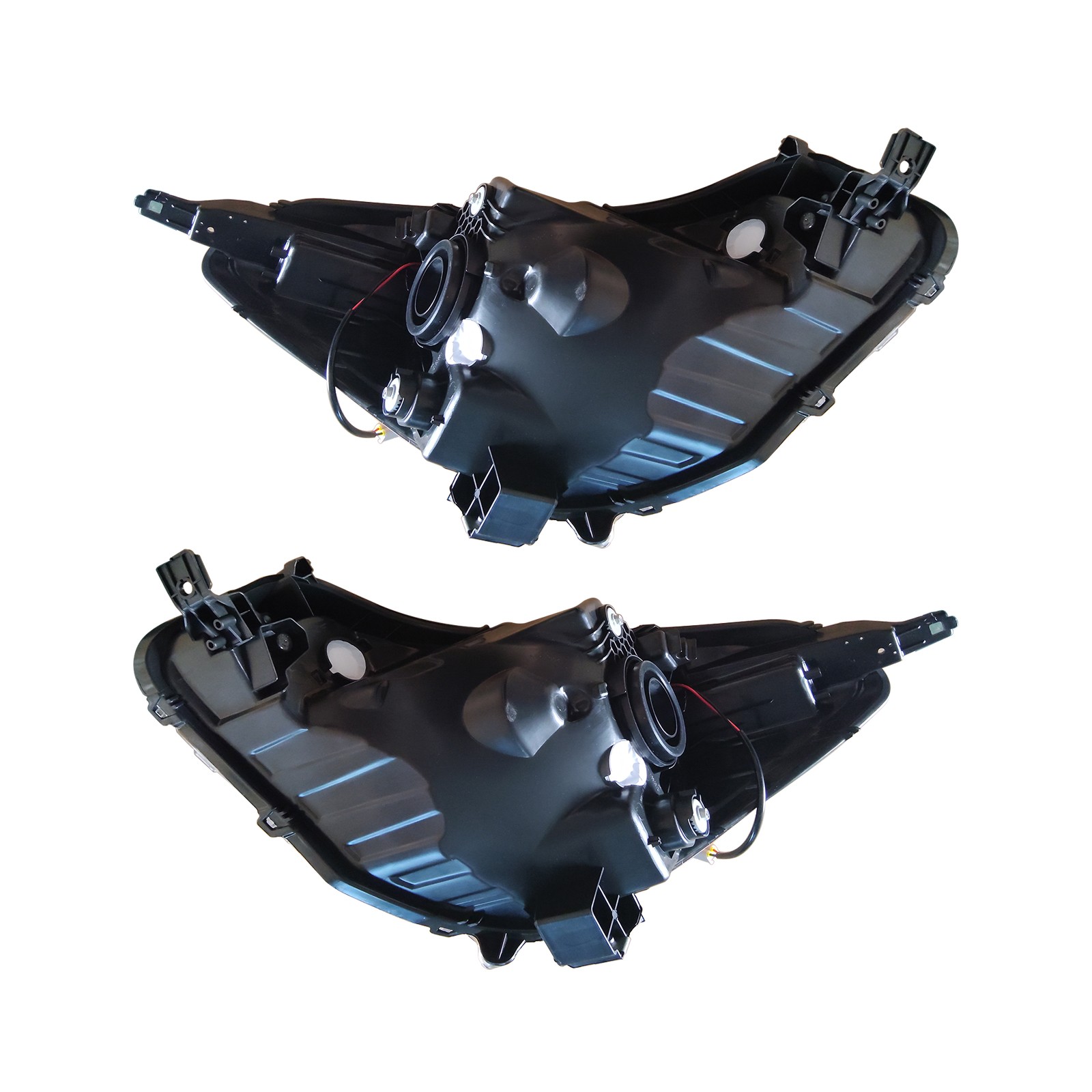 Pair Front Left + Right Headlight Headlamp Fits 2017-2020 Mitsubishi Mirage G4