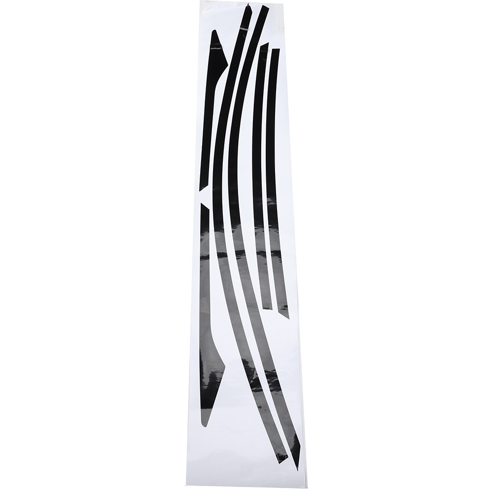 For 2016-21 Honda Civic Sedan Black Delete Blackout Window Trim Sticker Trim X6