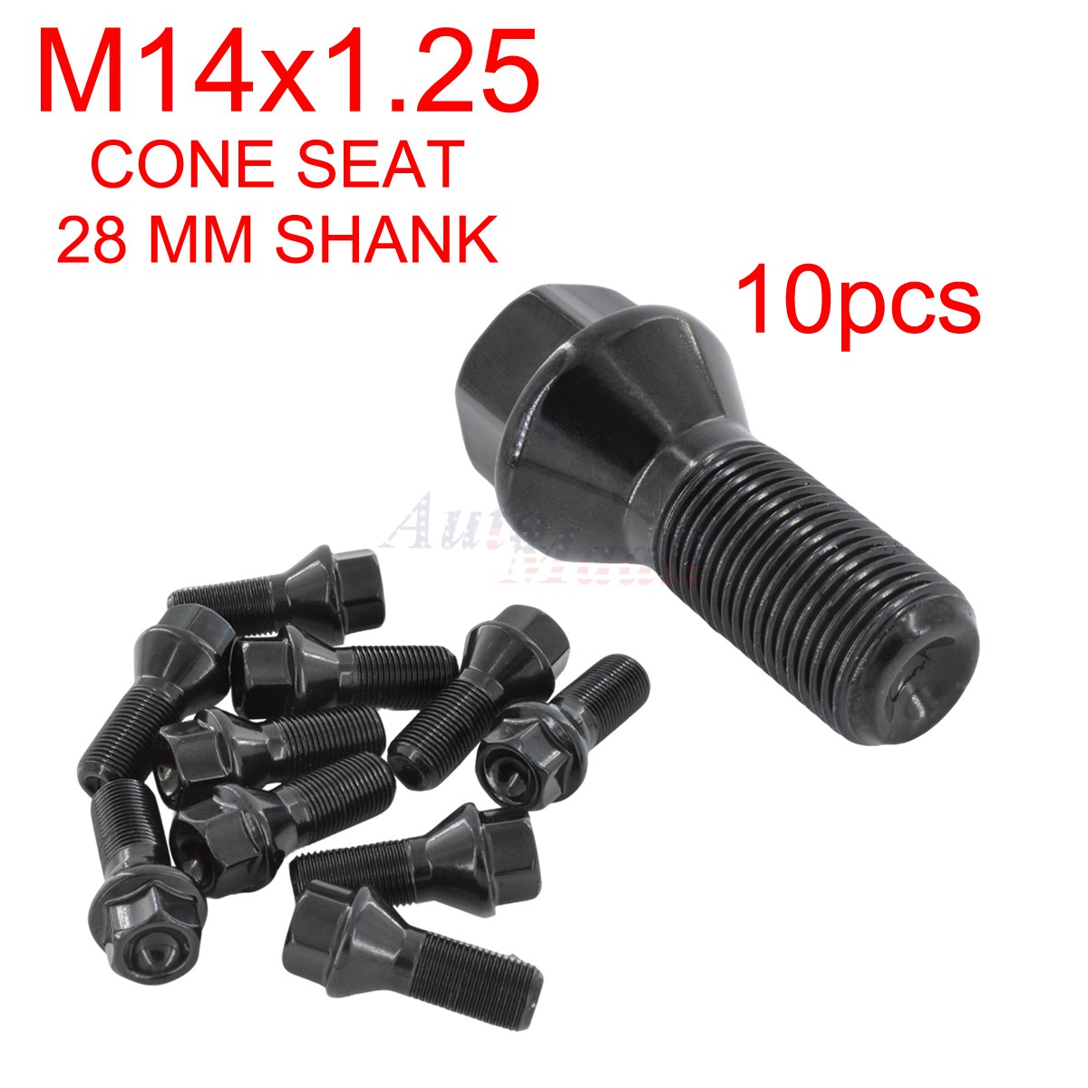 10x Wheel Lug Bolt M14x1.25 for BMW 328i 330e 330i 335i 340i 420i 428i 430i 435i