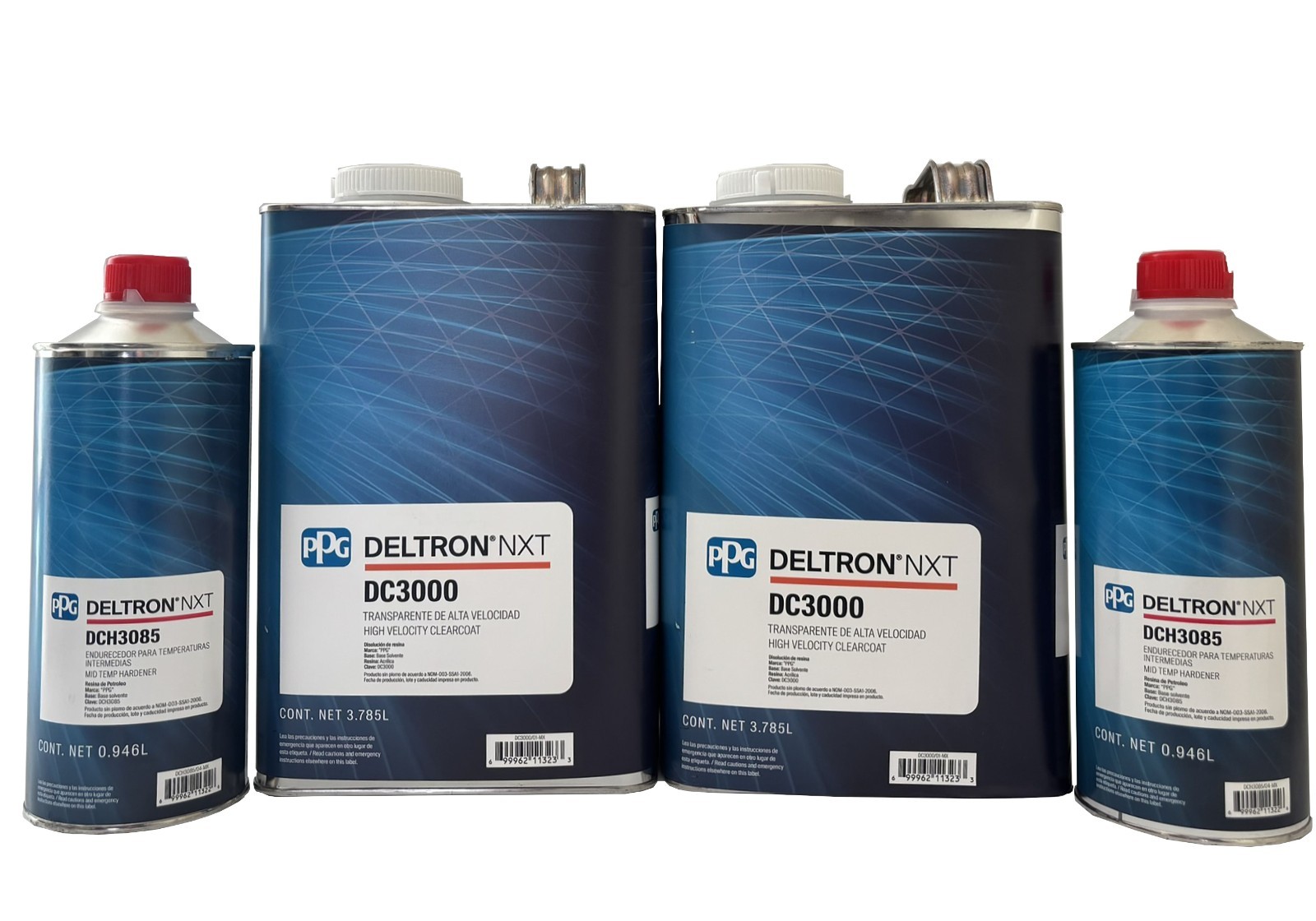 Ppg 2 Gal Dc3000, High Velocity Clearcoat, Dch3085 2 Qt Mid FREE SHIPPING 1 KIT.