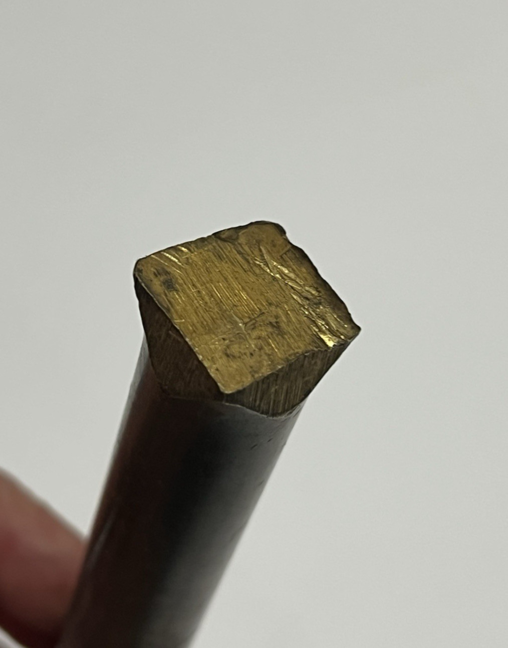 Brass Bronze Drift Punch 3/4 Round Shank Square Tip 6-1/2″ Long No Spark