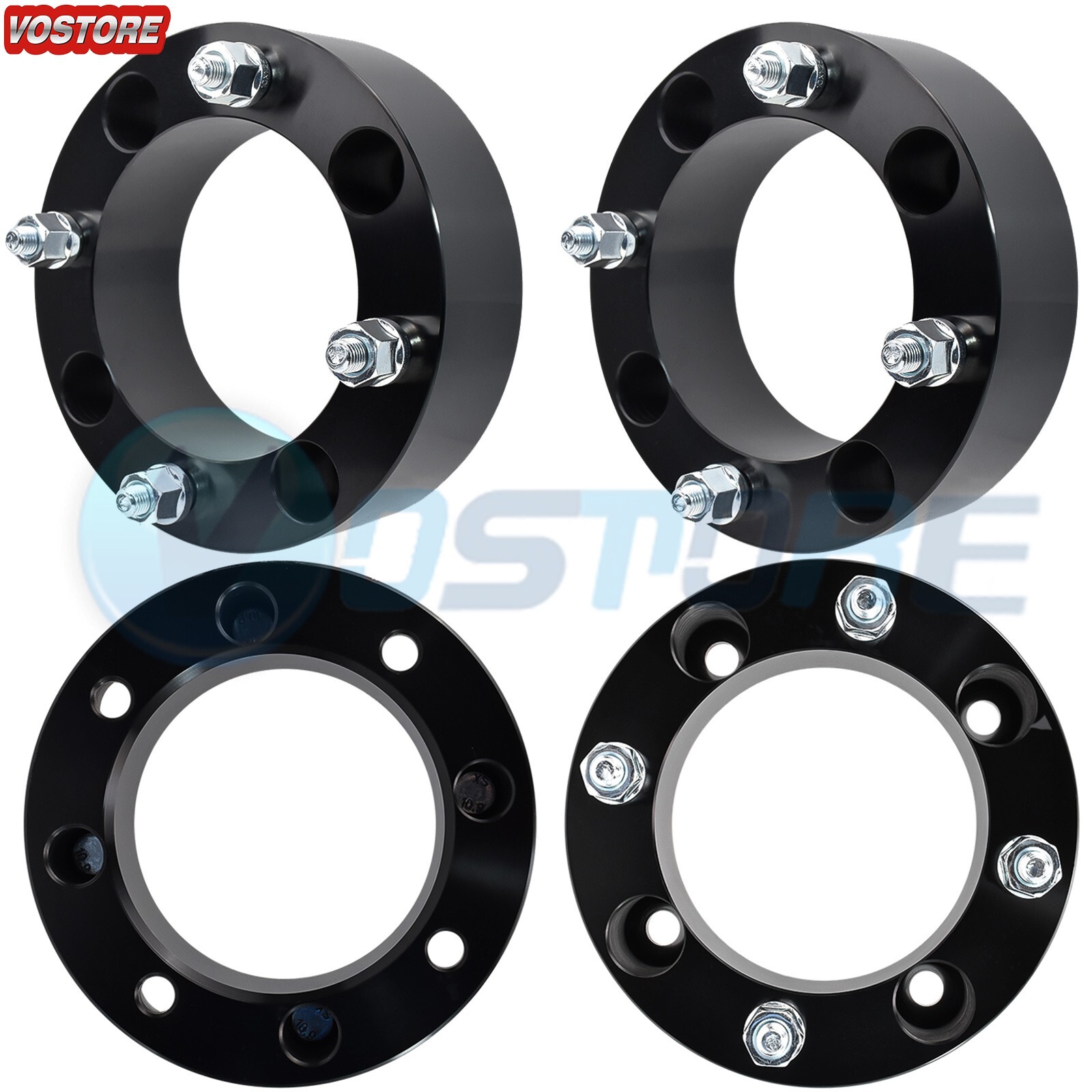 4PC 2″ 4×137 ATV Black Wheel Spacers for Can-Am Bombardier Commander 1000 4/137