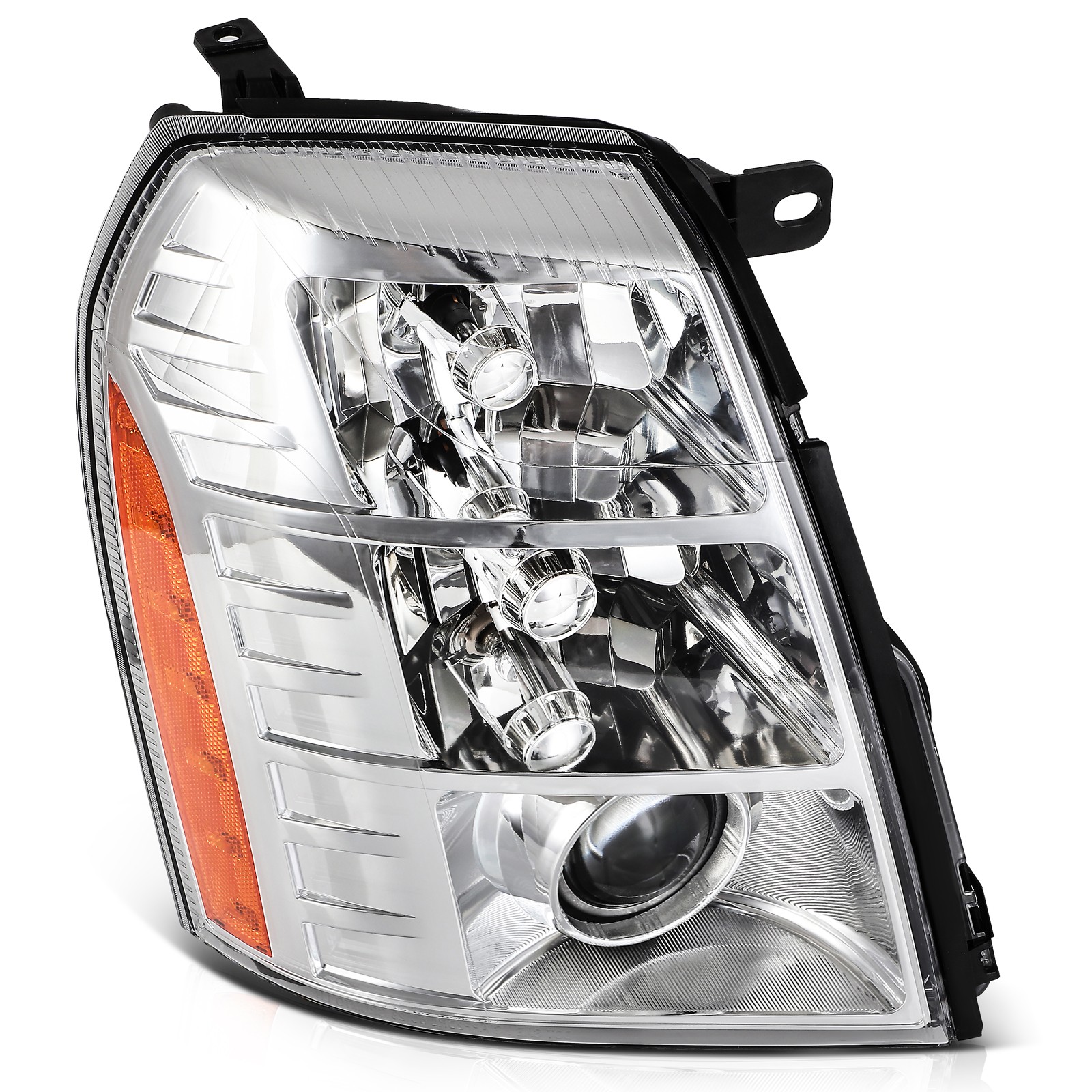 HID Projector Headlights W/ Ballast & HID Bulbs For 2007-2014 Cadillac Escalade