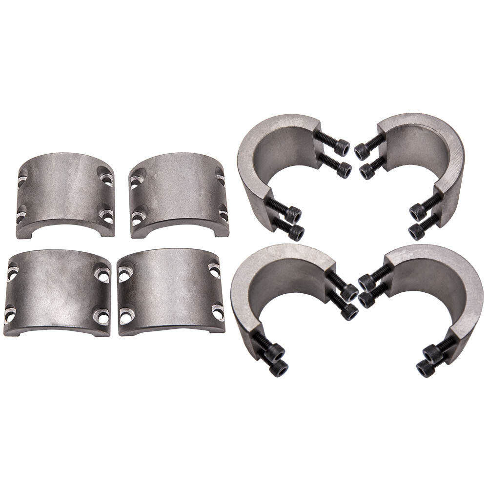 4x Steel Tube Clamp Bolt On 1.75″ 1 3/4″ Roll Bars Cages Tubing Weldable