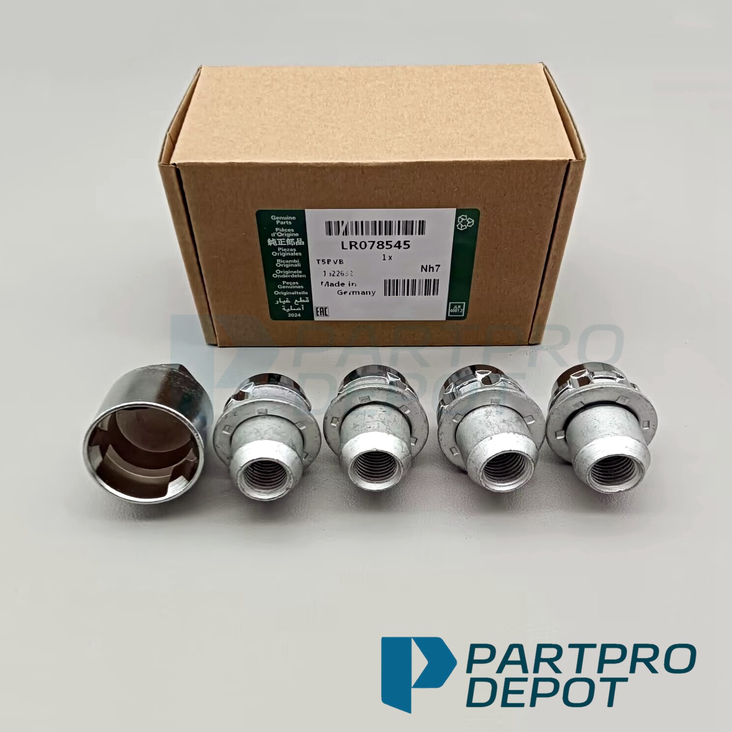 New OEM Locking Wheel Lug Nut Set For 2010-2024 Land Range Rover LR078545
